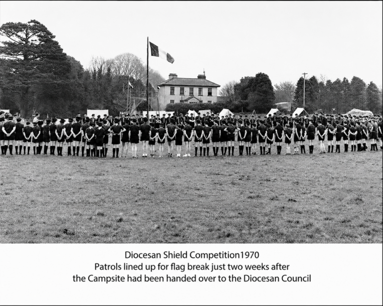 Flag break held as part of Diocesan Shield