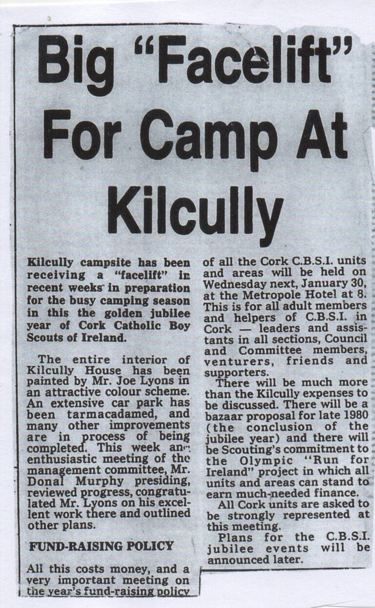 Kilcully Facelift